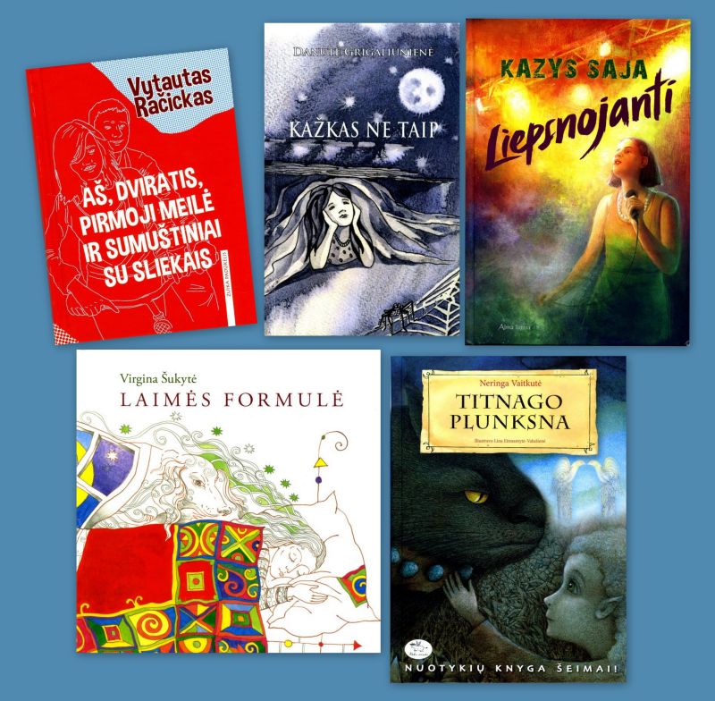 Paauglių knygų penketukas