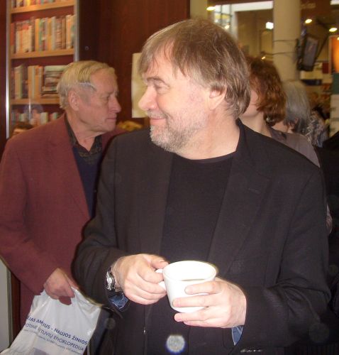 Josteinas Gaarderis Vilniaus knygų mugėje. Nuotr. I. Mankevičienės