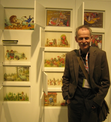 Kęstutis Kasparavičius Bolonijos knygų mugėje. Nuotr. iš asmeninio archyvo