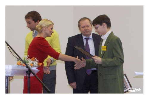 Nugalėtojas Paulius Skiedra (Kauno „Atžalyno“ vidurinės mokyklos 7 kl.) 