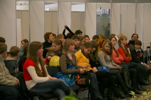 Metų skaitytojo viktorinos sirgaliai. Nuotr. Astos Plechavičiūtės