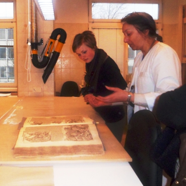 Nacionalinės Martyno Mažvydo bibliotekos Dokumentų konservavimo ir restauravimo centre